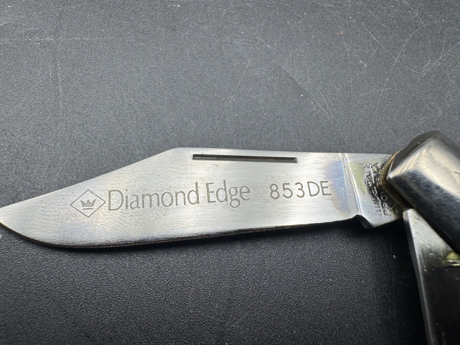 NEW VTG Imperial USA DE Diamond Edge Folding 2 Blade Barlow Pocket Jack Knife