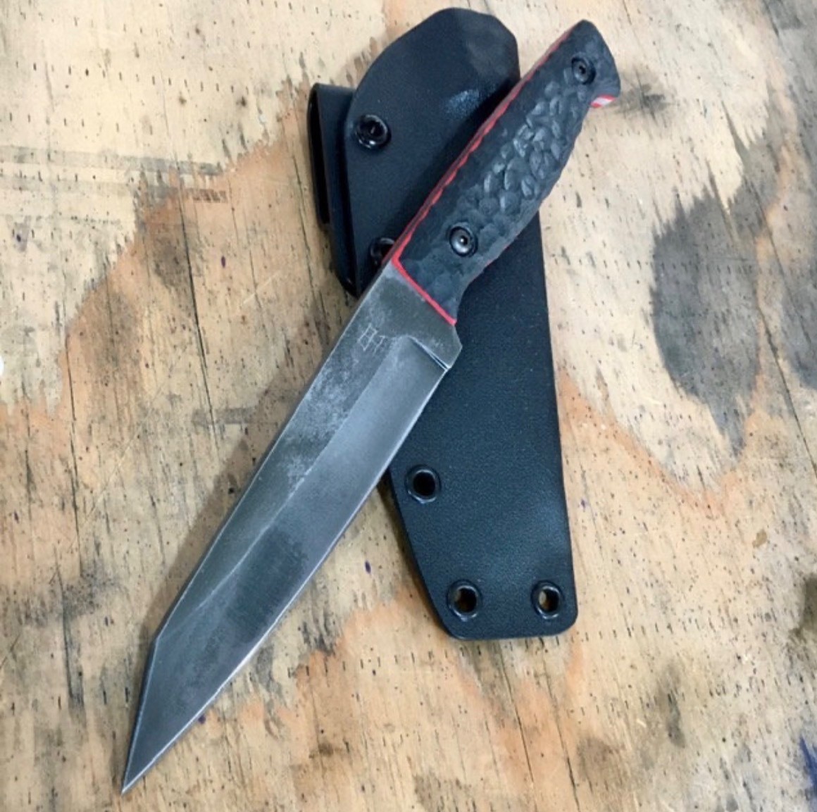 Super SALE! Blue Wasp knives USA custom handmade outdoors hunting knife, EDC