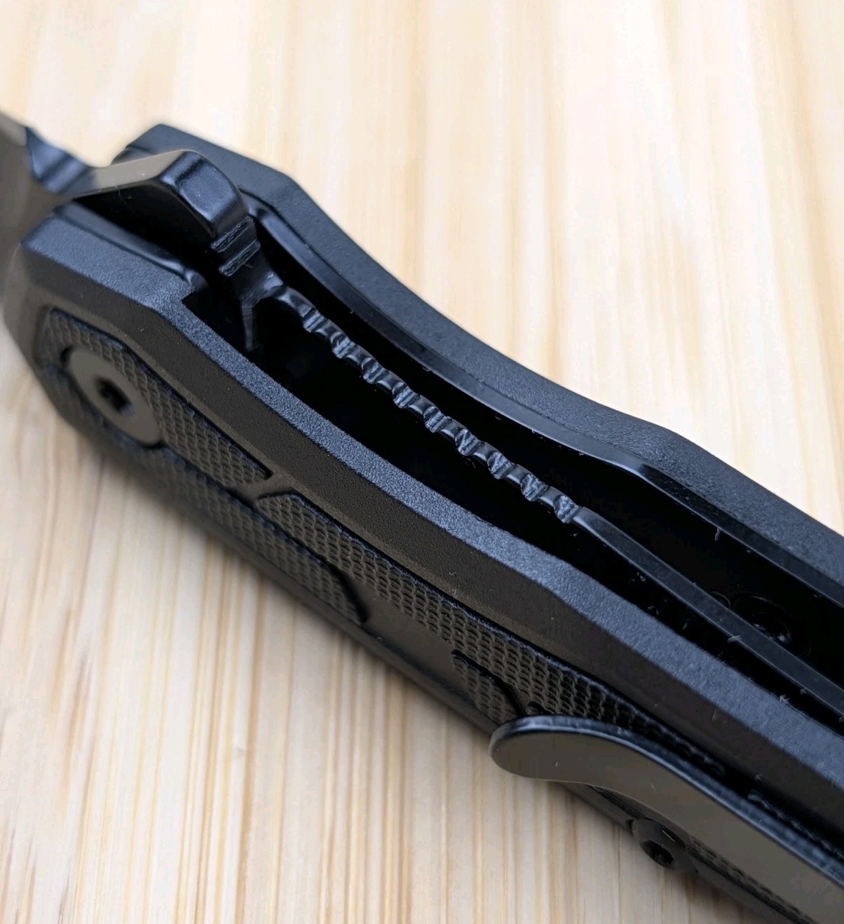 Kershaw APPA Pocket Knife Speedsafe Opening 2.75-in Black Blade, 6.5-in Overall