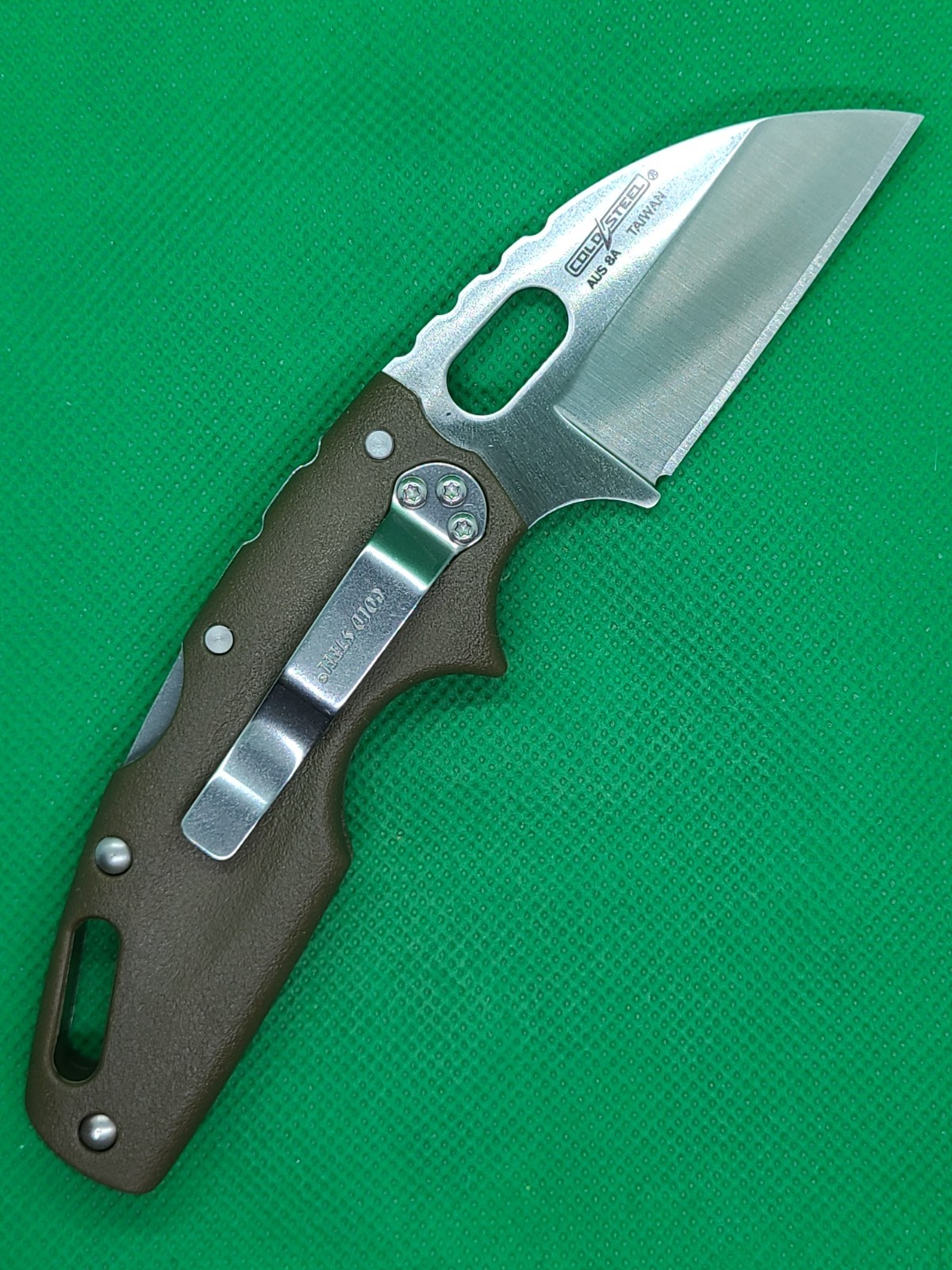 Cold Steel Tuff Lite 20LTFZ AUS8 Stainless Steel Dark Earth New In Clamshell