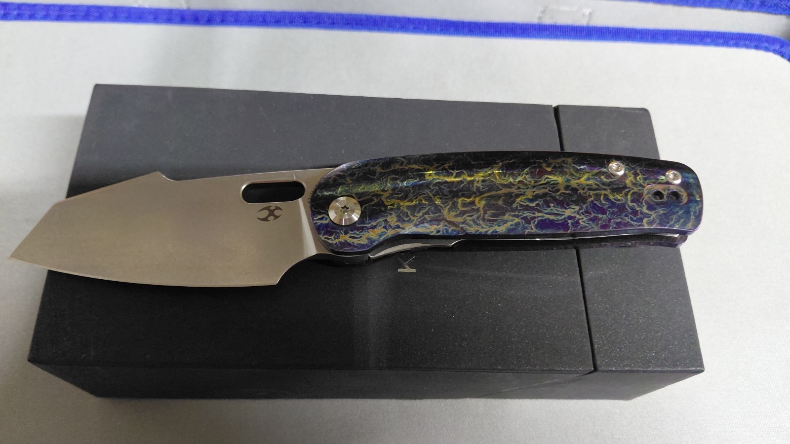 Kansept Orlok Nested Folding Knife 3″ CPM S35VN Steel Blade Titanium Handle