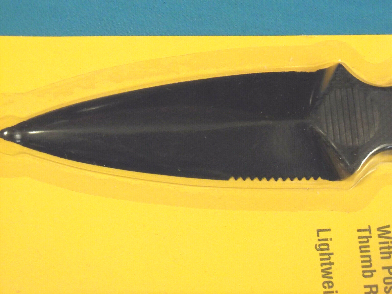 LANSKY The Knife LKNFE ( LS17 ) non-metal plastic double edge dagger 7″ overall