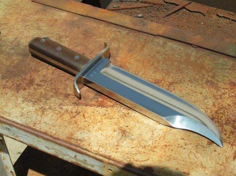 Custom Handmade 10mm Thick Bowie Knife Heavy Duty Hunting Knife Collectible W/S