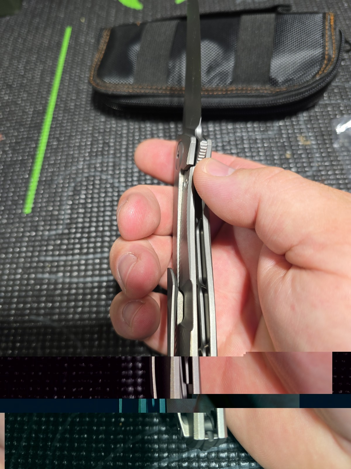 Titanium Folding Knife Bio VG10 Blade