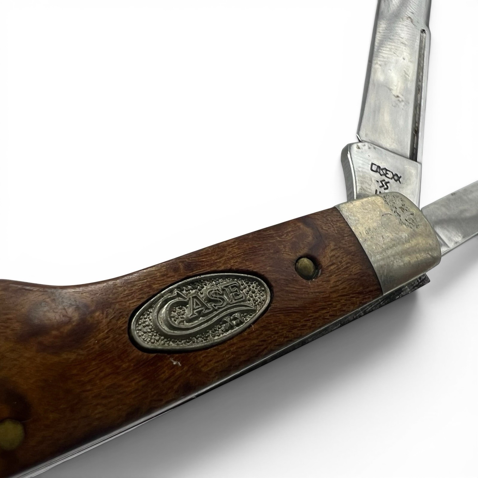 Vintage 1989 Case XX 7215 SS 2 Blade Folding Pocket Knife USA