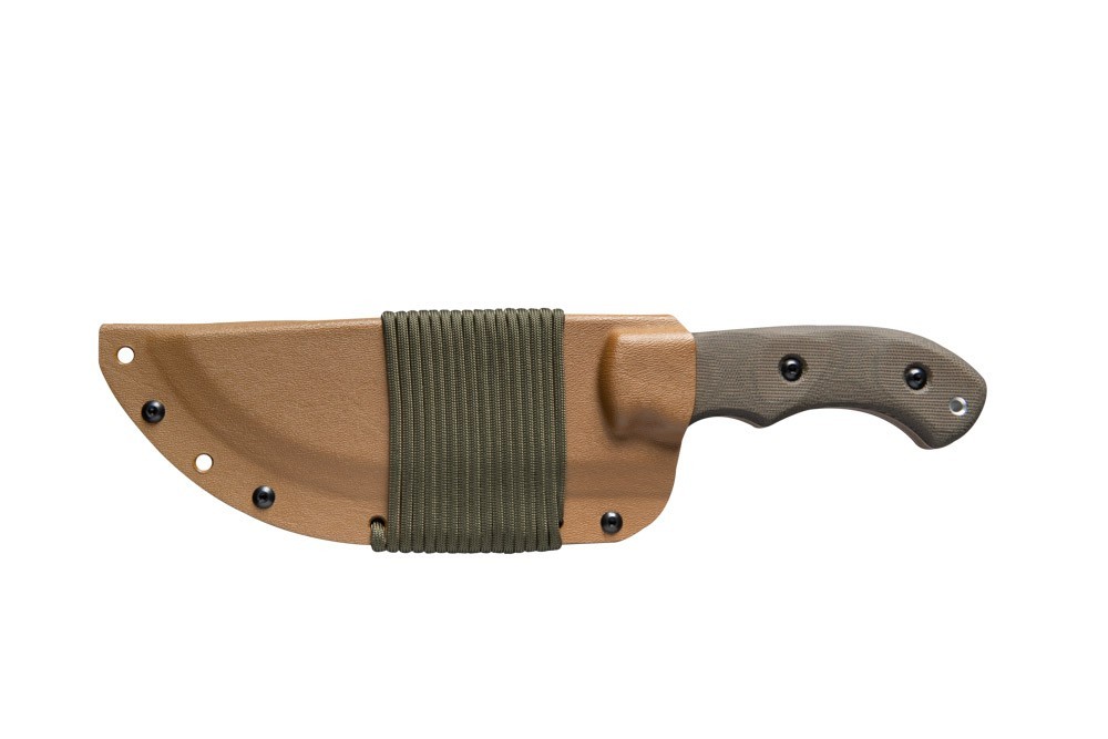 TOPS Tom Brown Tracker #1 Coyote Tan Fixed Blade 1095 Survival Knife