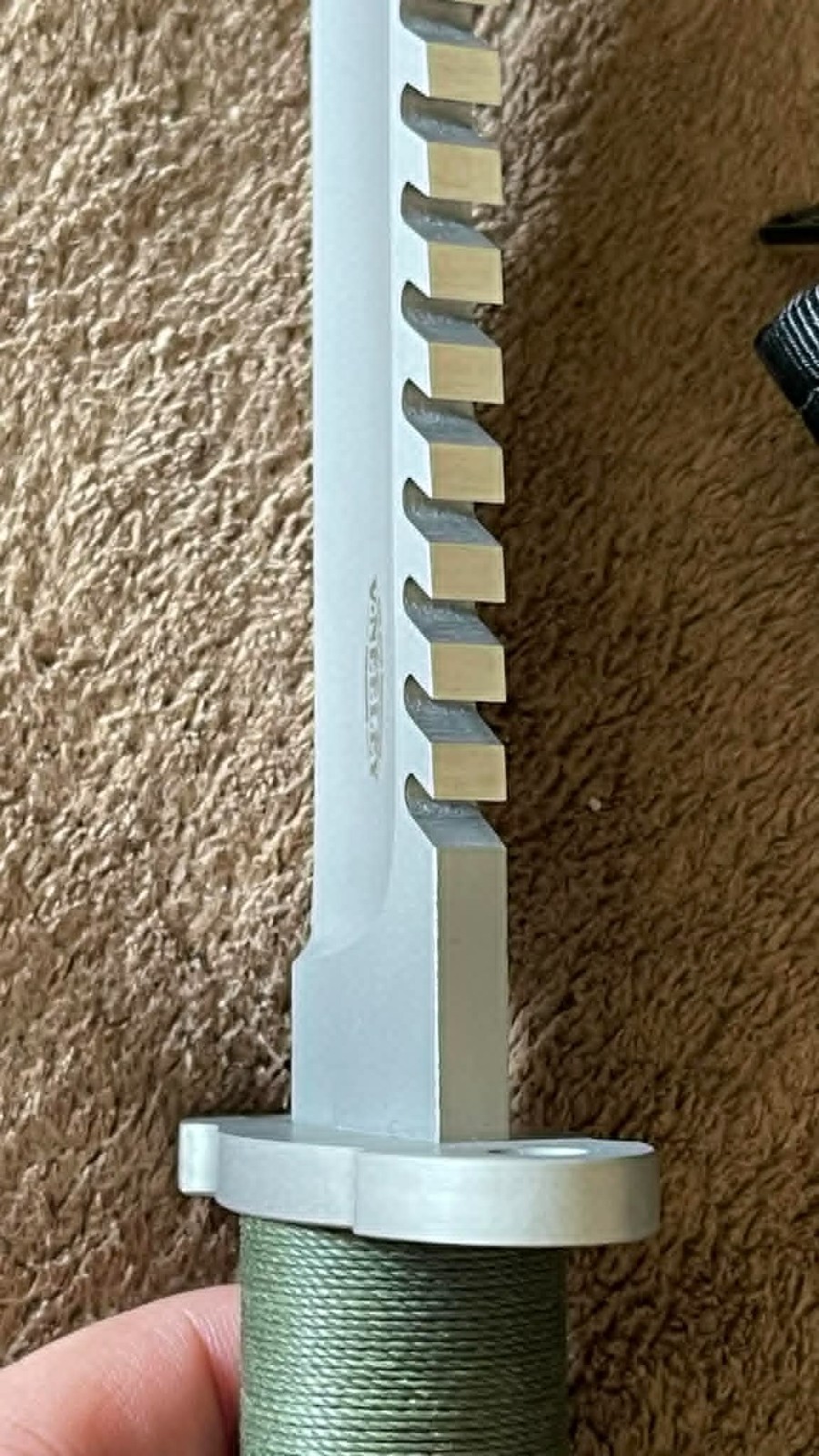 Custom Vaughn Neeley SA Survival Knife w/ Leather Sheath Timberline