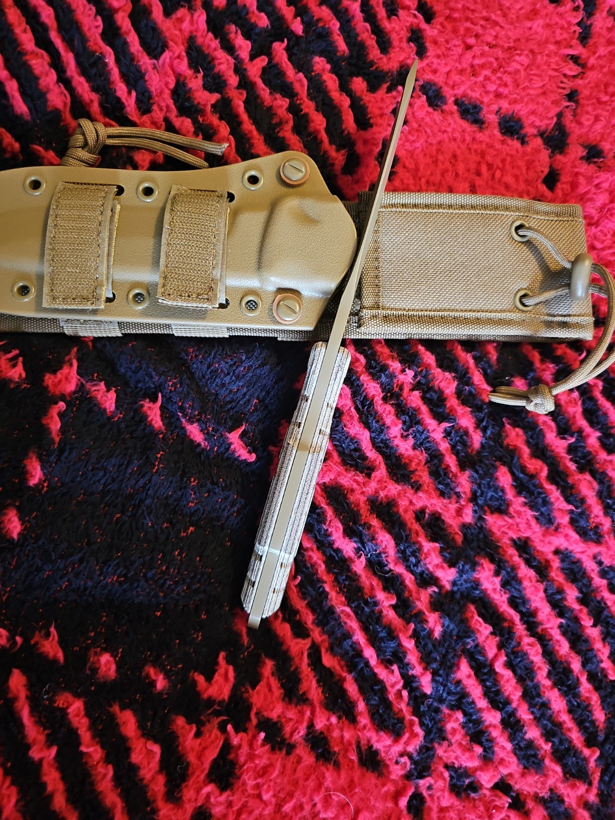 Buck 891 Spearpoint Knife-Ground Combat-Rare Desert Tan-USA