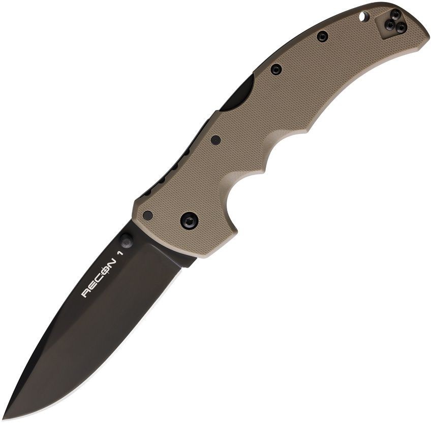 Cold Steel Recon 1 Lockback Folding Knife 4″ CPM S35VN Steel Blade G10 Handle