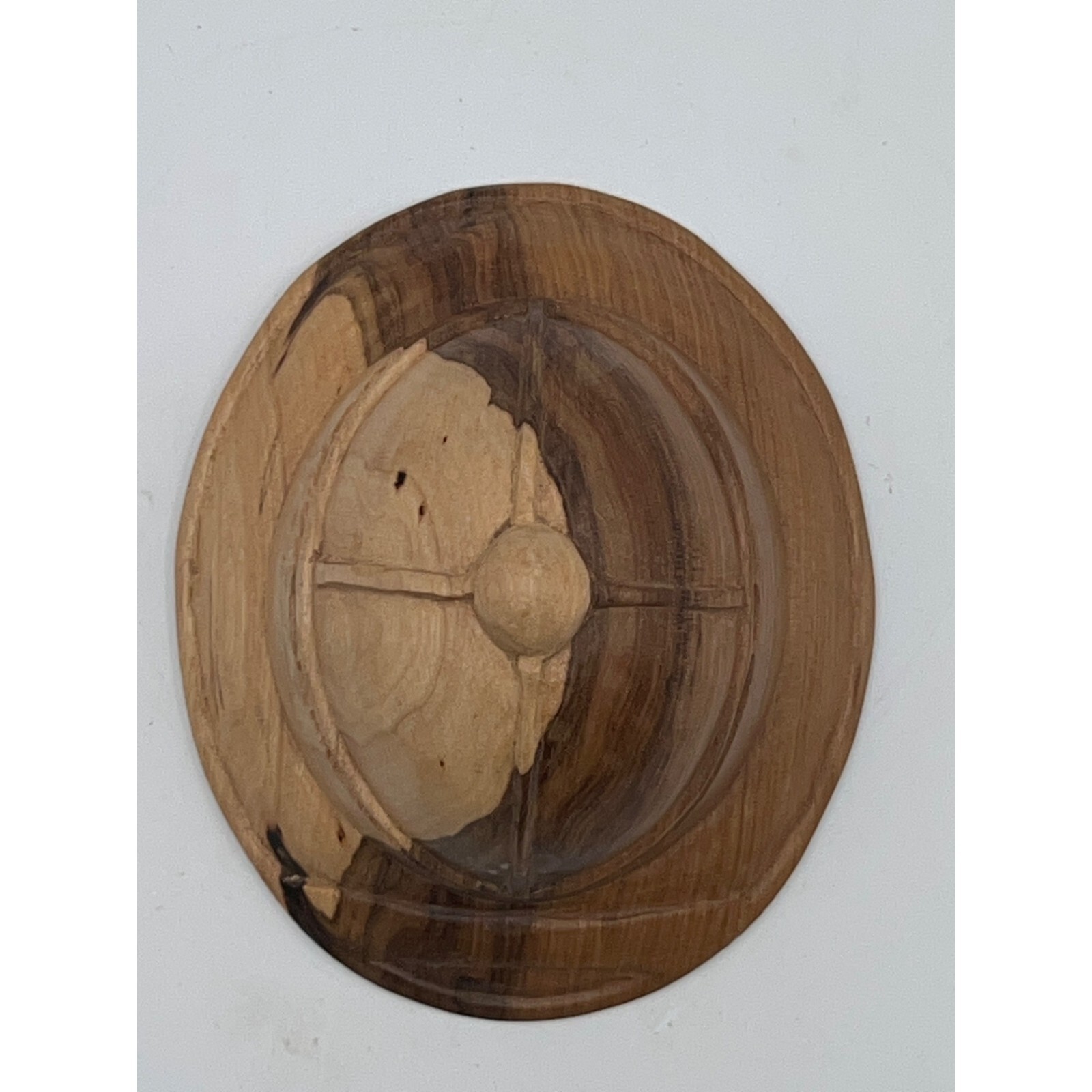 Hand carved wood «Troupes de Marine» French Colonial WWII Replica Helmet