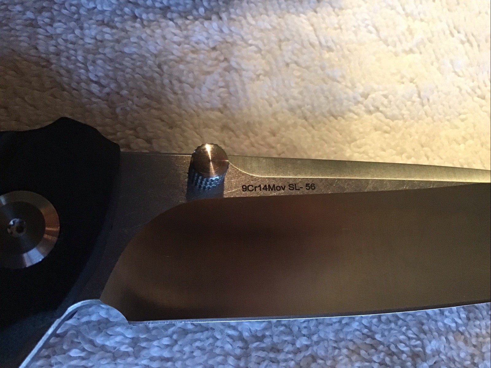 SIxLeaf SL-56 Pocket Knife Black G10 Handle 9Cr14MoV Plain Edge, U.S. Seller