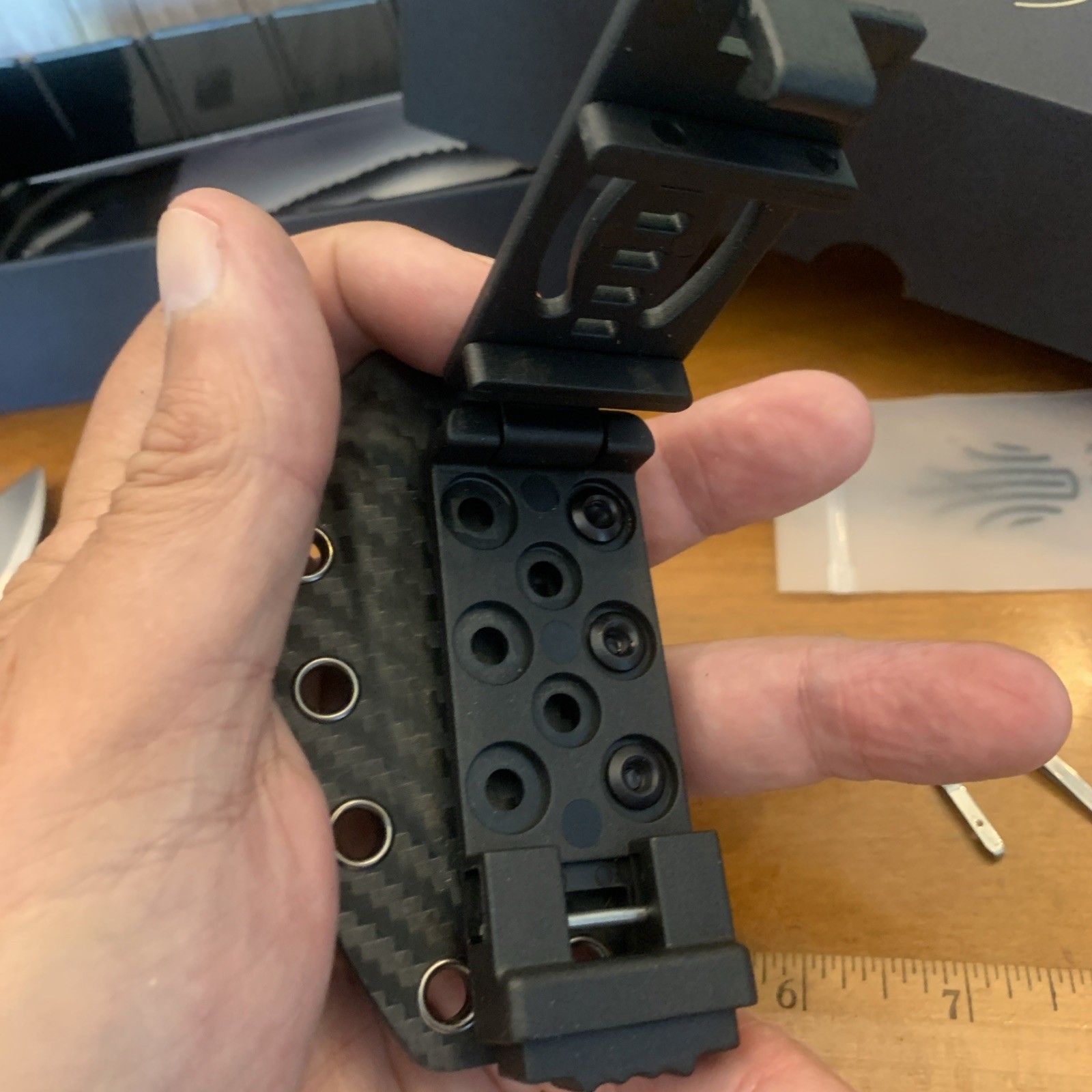 Kizer Drop Bear Azo Fixed Blade Carbon Fiber With Extra Tools