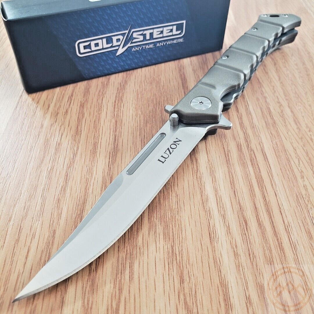 Cold Steel Medium Luzon Liner Folding Knife 4″ 8Cr13MoV Steel Blade GFN Handle