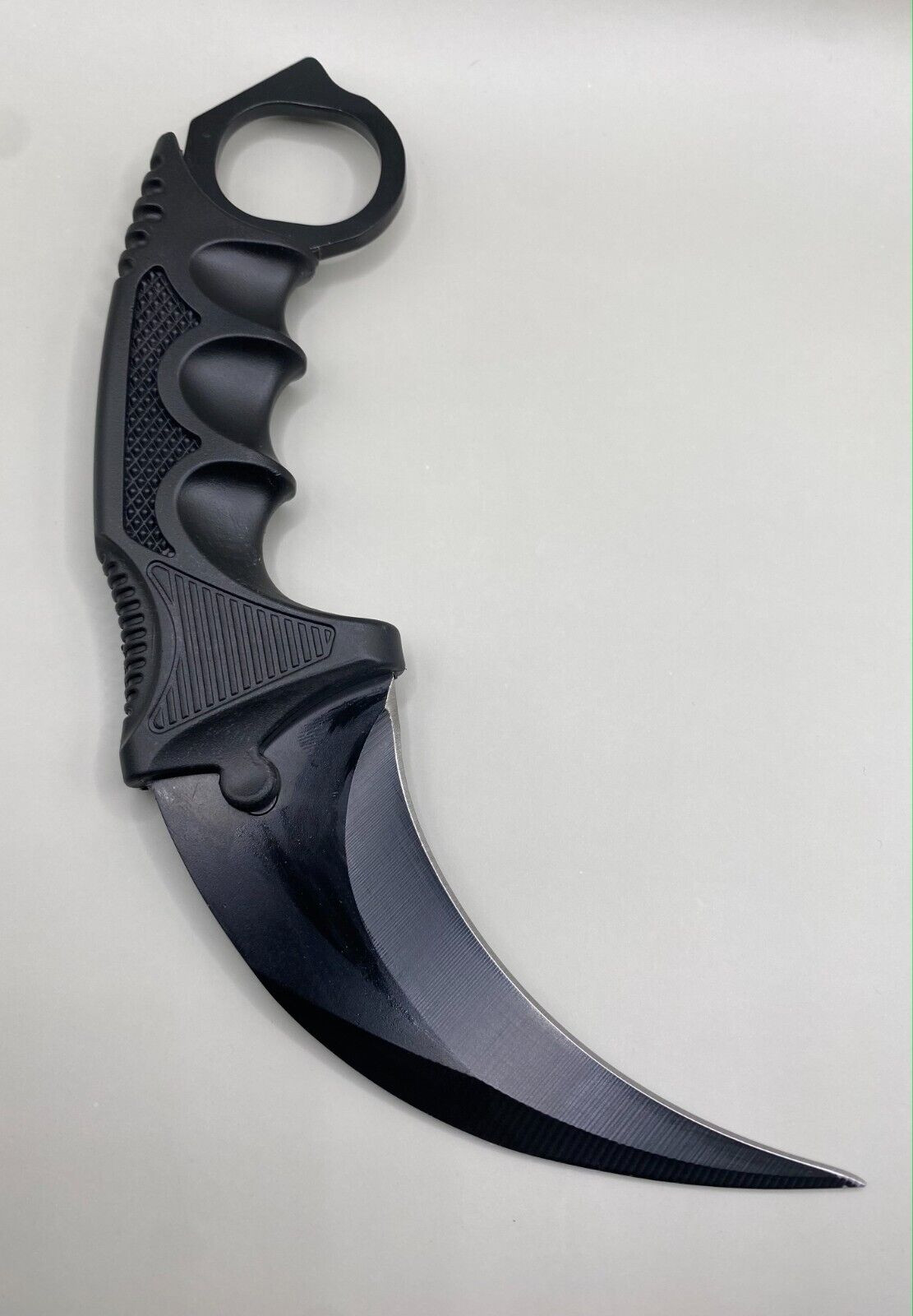 TACTICAL COMBAT KARAMBIT NECK KNIFE Survival Hunting BOWIE Fixed Blade w/ SHEATH