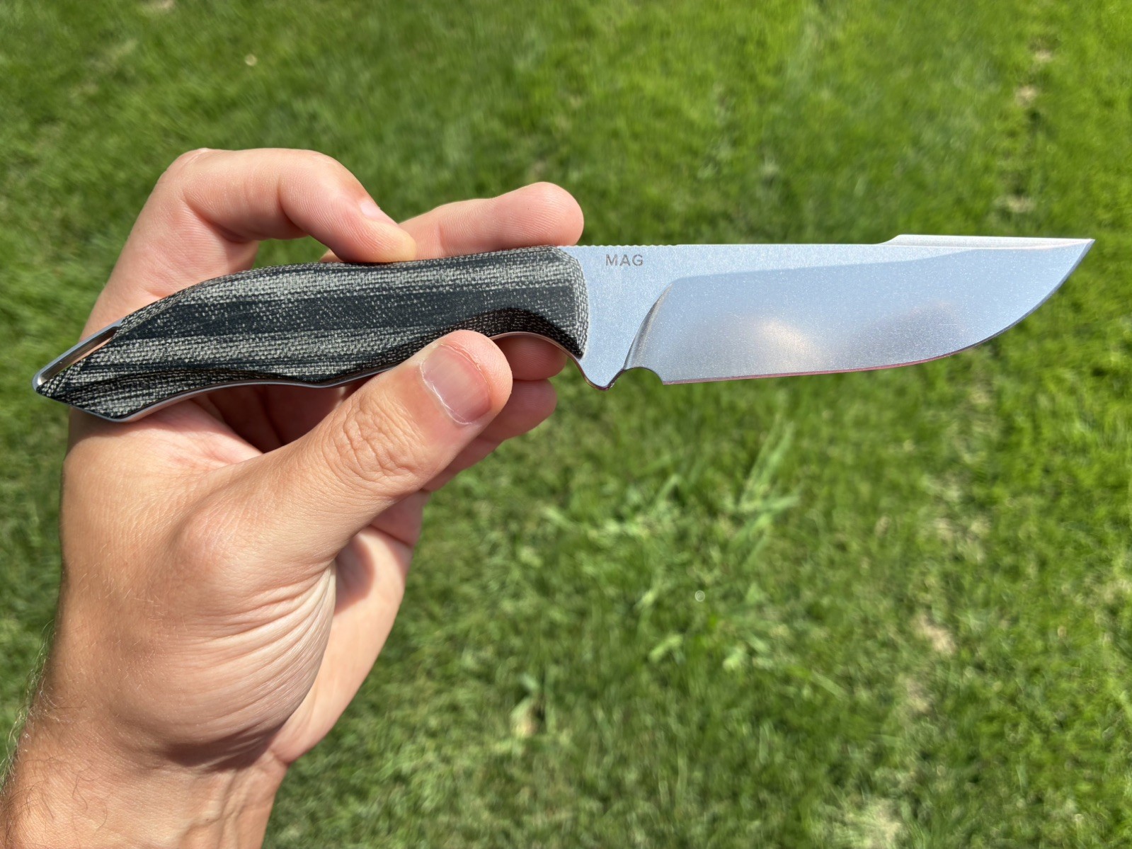 Koenig Helo Magnacut w/ leather sheath