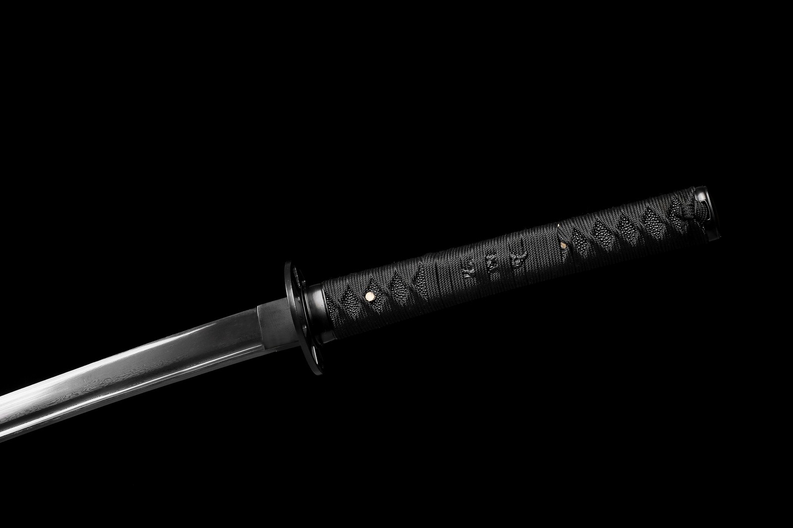 Handmade Japanese Samurai Katana Sword Damascus Folded Steel Full Tang Sharp