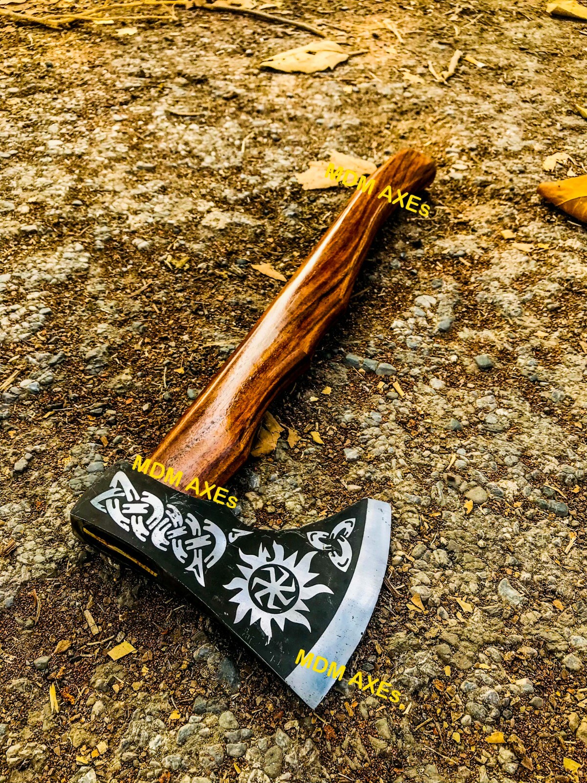 Hatchet Custom Handmade Damascus Steel Tomahawk Axe Throwing Viking Hunting Axe
