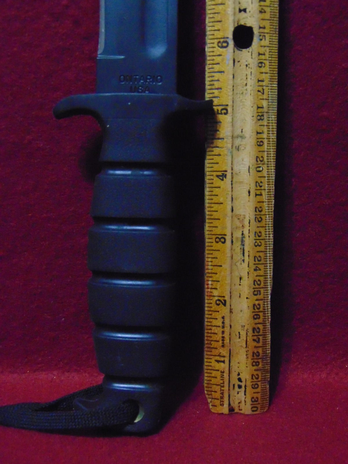 SPEC PLUS SP1-95 MARINE Knife w/ Original Sheath and Box! Ontario, USA NEW!