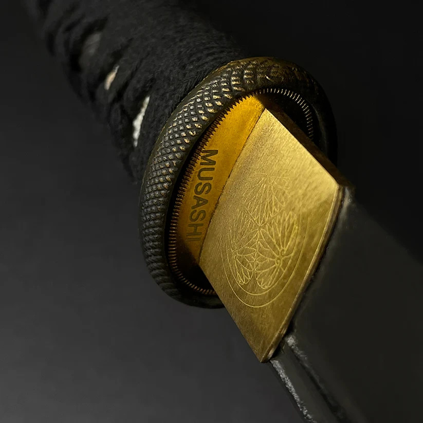 Musashi Bamboo «Fast Cutter» Lightweight Hand Forged Burgundy Katana Sword