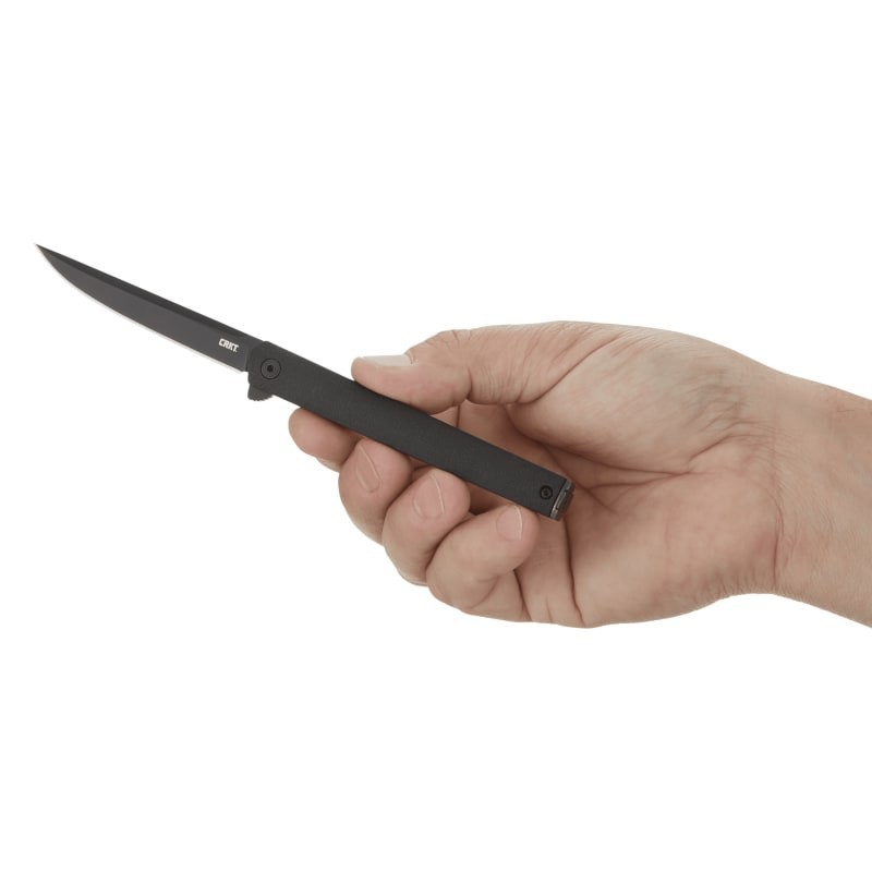CRKT CEO Blackout Flipper Pocket Folding Knife