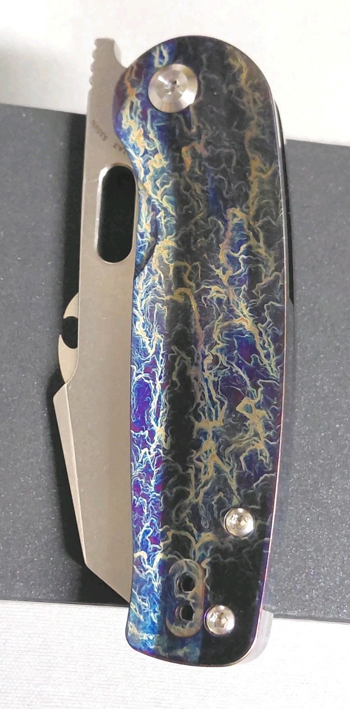 Kansept Orlok Nested Folding Knife 3″ CPM S35VN Steel Blade Titanium Handle