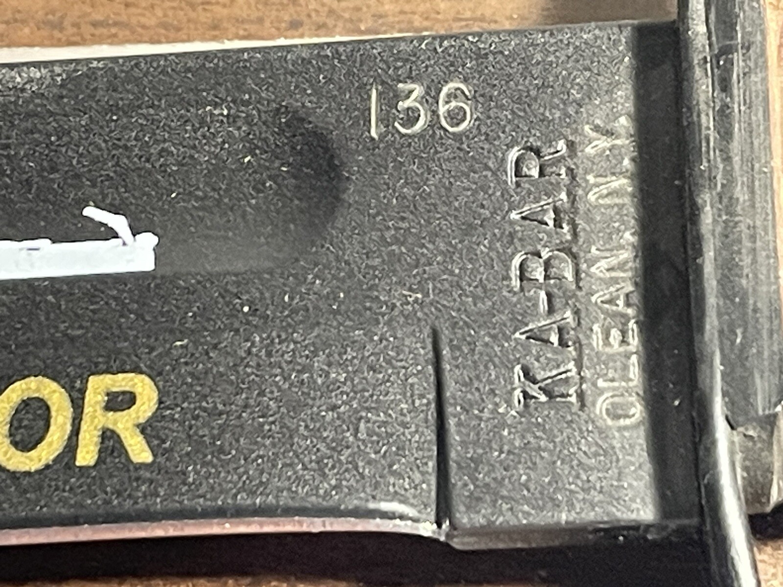 2001 KA-BAR KA-1217PH FROM FROST CUTLERY ATTACK KABAR With Plaque
