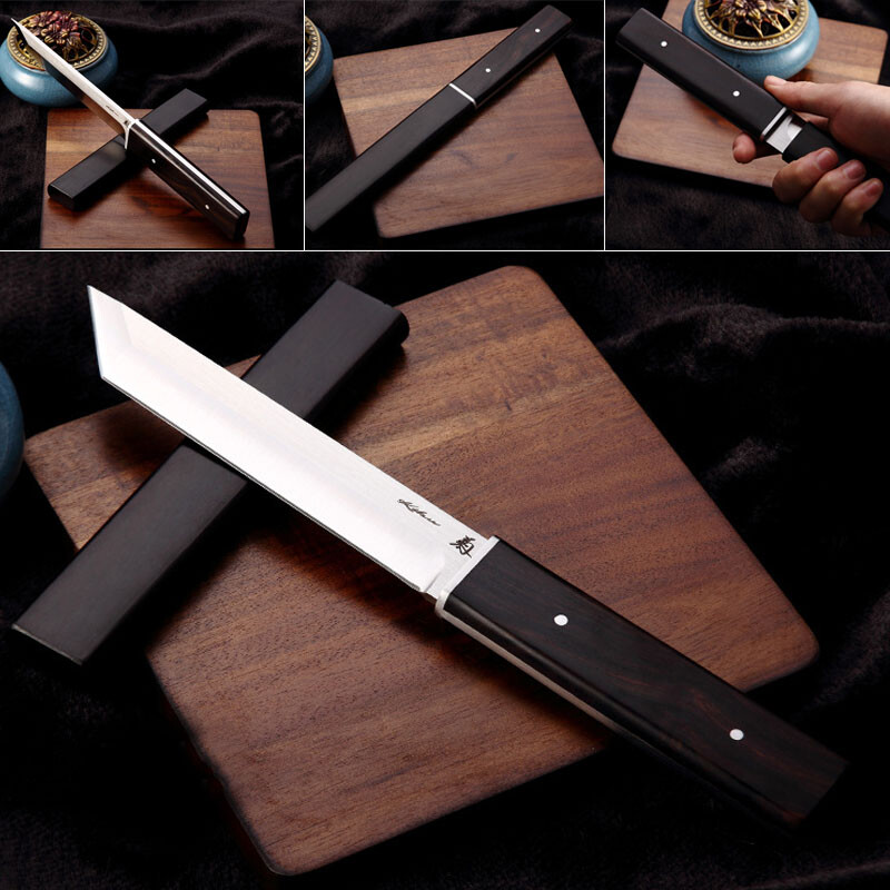 JAPAN SAMURAI TANTO Fixed Blade Tactical Knife Hunting Survival Straight Knives