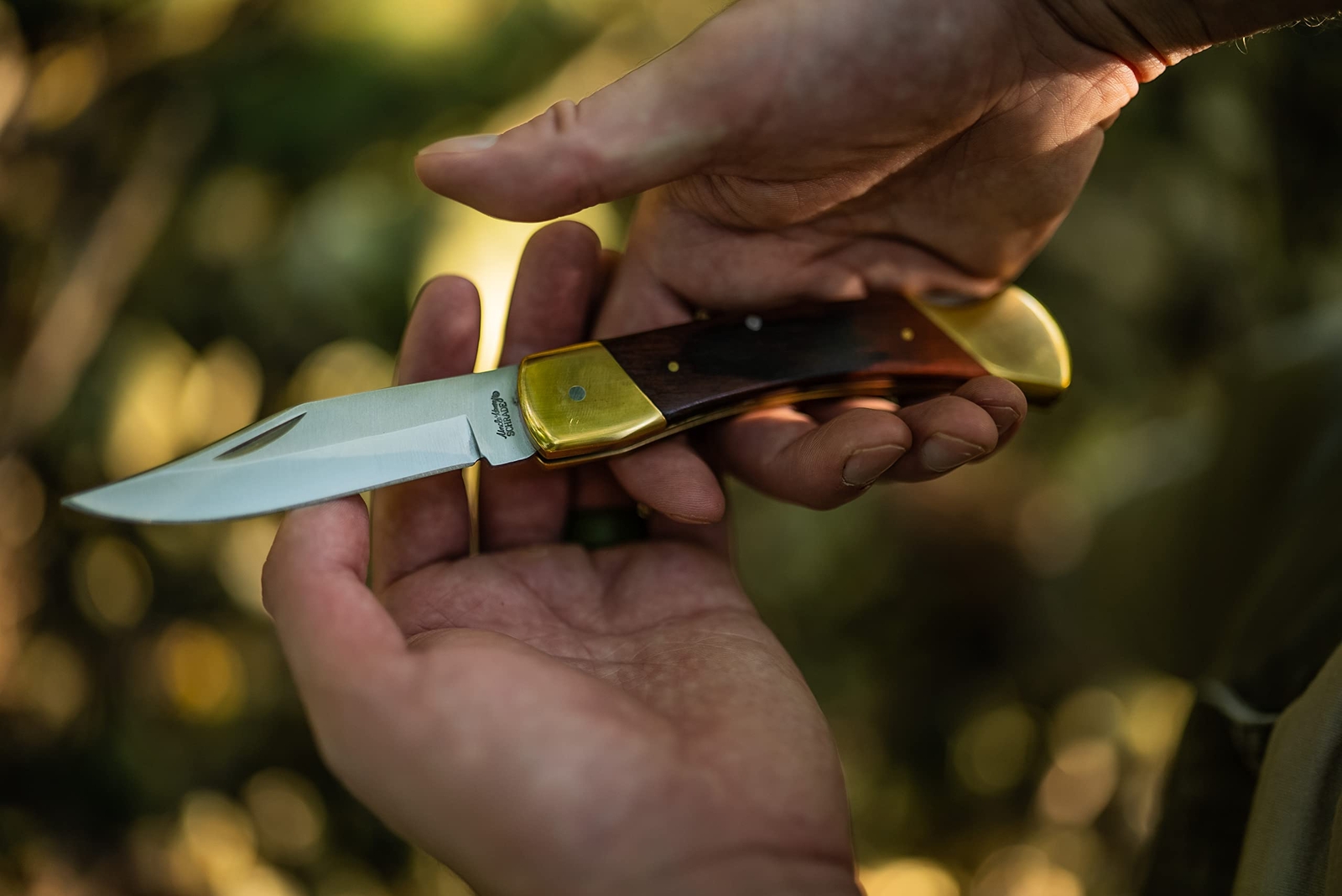 Uncle Henry LB7 Bear Paw Traditional Lockback Pocket Knife with 3.7in Clip Point