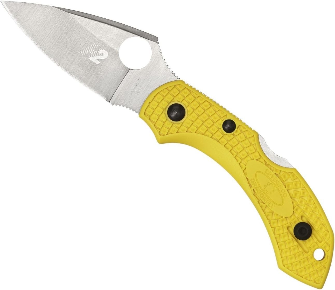 Spyderco Dragonfly 2 Lightweight Salt Folding Knife – Yellow Free-Shipping