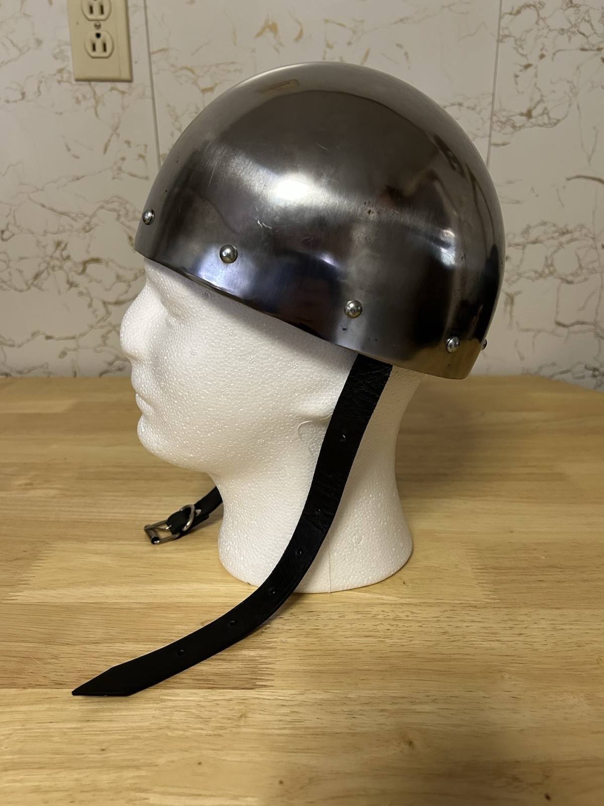 Skull Cap Cervelliere Helmet 2mm Steel Medieval Battle Ready