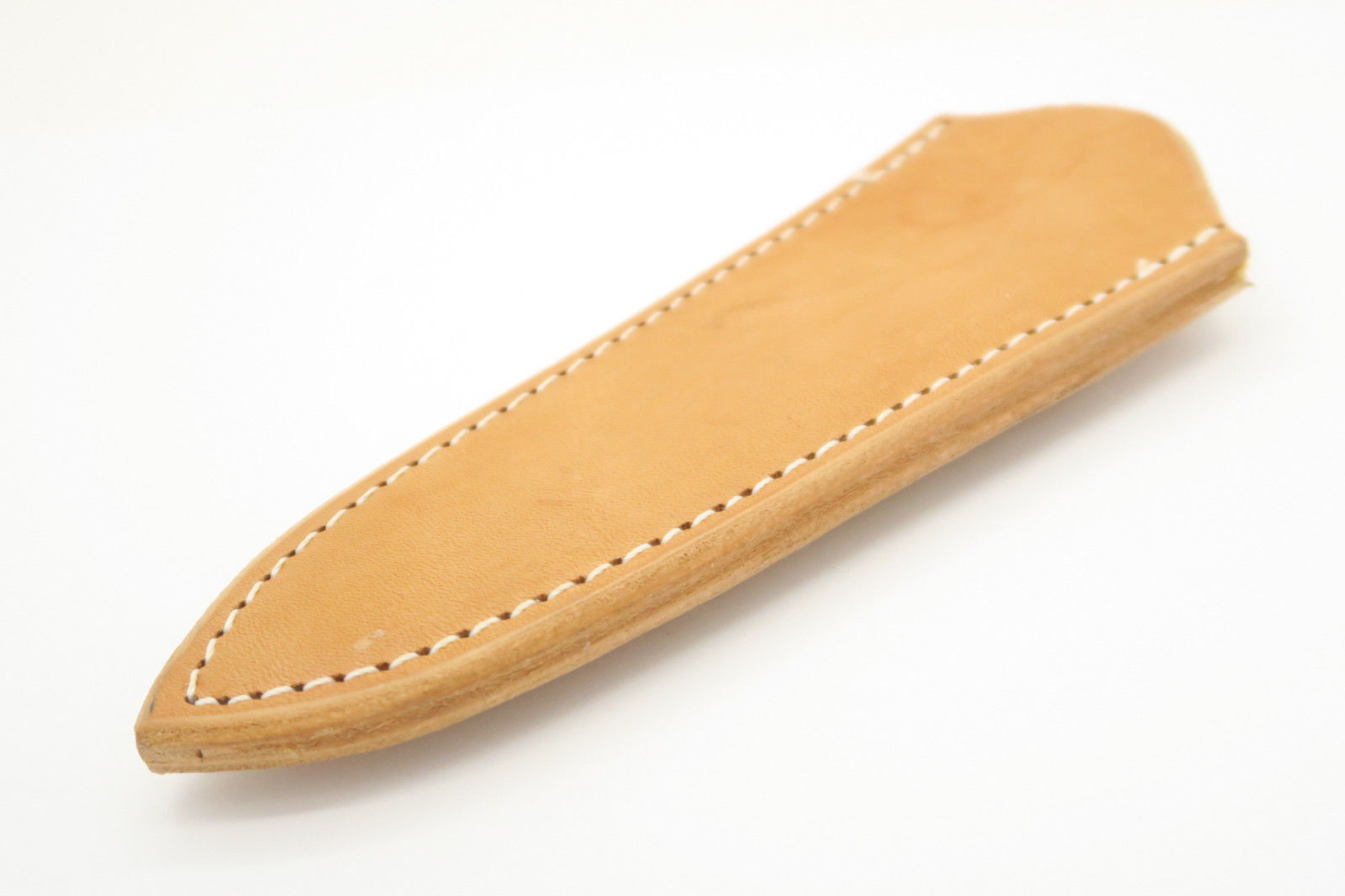 Custom USA Leather Fixed 4″ Blade Dagger Knife Boot Belt Clip Sheath