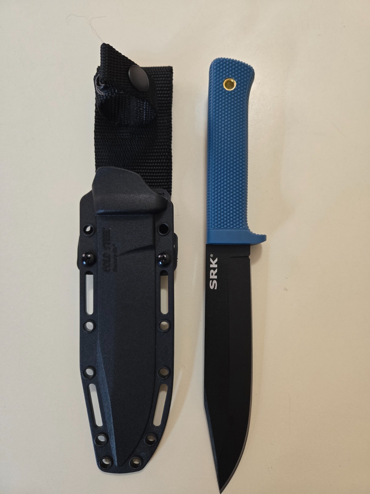 Cold Steel SRK Blue BladeHQ exclusive SK5 Knife w/ Sheath
