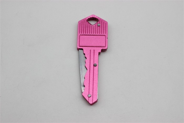 Portable Pocket Knife Key Shape Mini Key Chain Survival