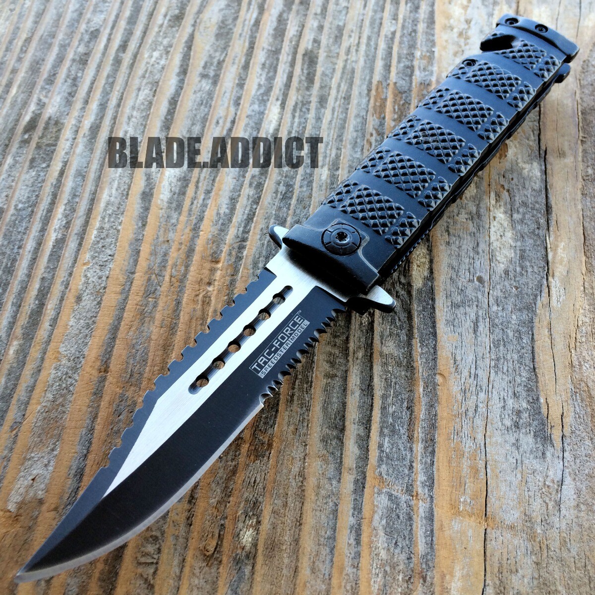 8.5″ TAC FORCE SPRING OPEN ASSISTED TACTICAL FOLDING POCKET KNIFE EDC Blade