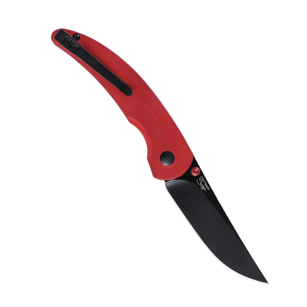 Kizer Chili Pepper EDC Pocker Knife Red G10 Handle 154CM Steel V3601C1 NEW