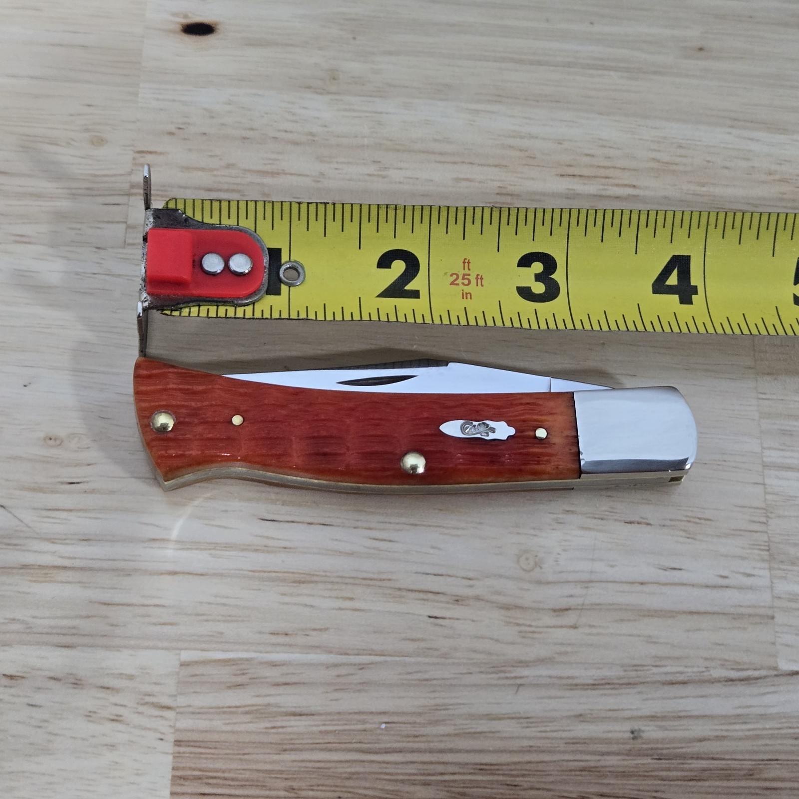2026 Case XX BR61135 SS Knife Tequilla Sunrise Bone Crandall Jig Axe Handle