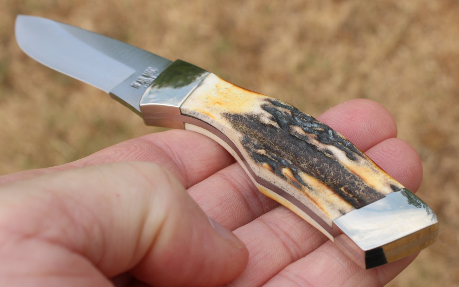 Bear MGC Fixed Blade Knife 6 1/2″ 580 Hunter India Stag Handle With Box & Sheath