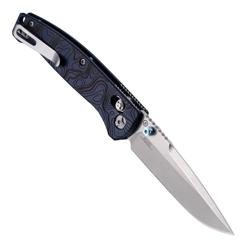 Hogue Knives Mysto Water 3.4″ Clip Point MagnaCut Blue Canyon Richlite 24456