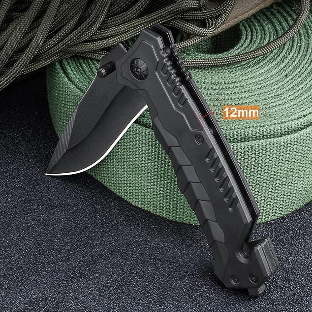 7.8″ SPRING OPEN ASSISTED TACTICAL FOLDING POCKET KNIFE EDC Blade Tactical Tool