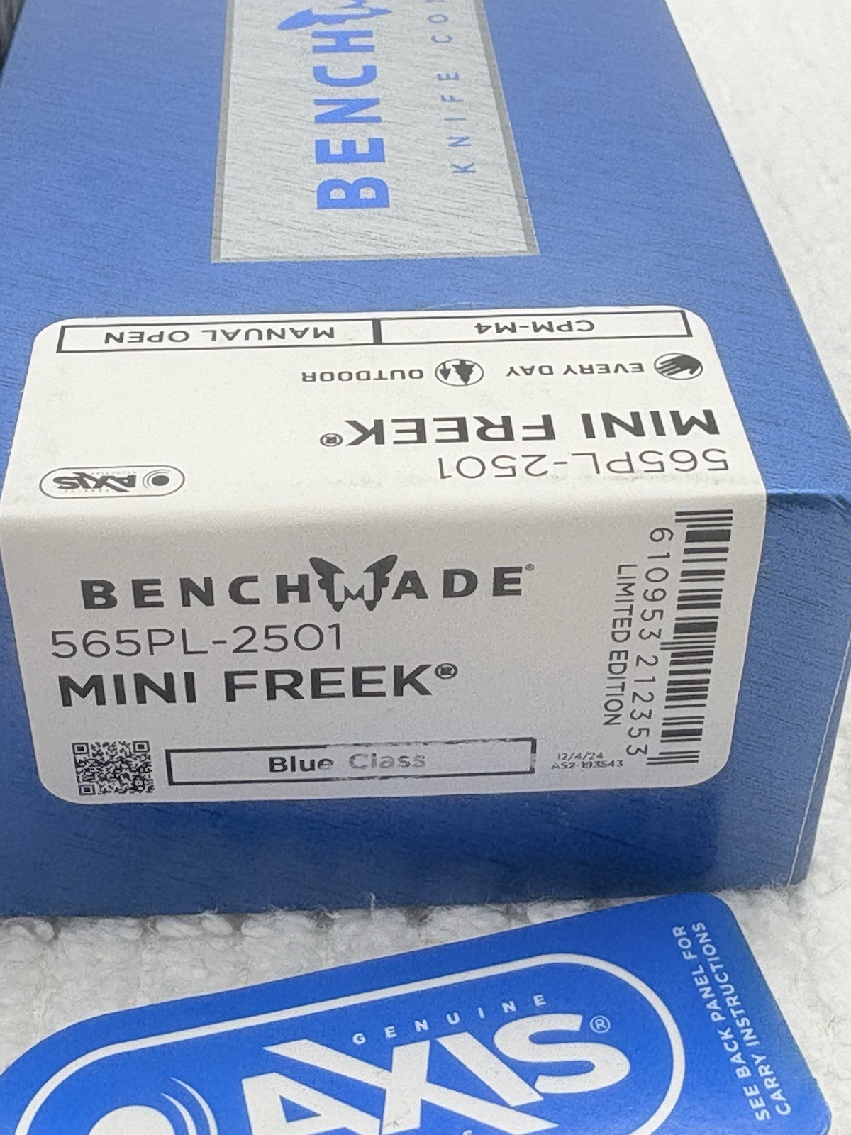 Benchmade 565PL-2501 Ltd Ed 2025 Shot Show Special Mini Freek NIB Made USA