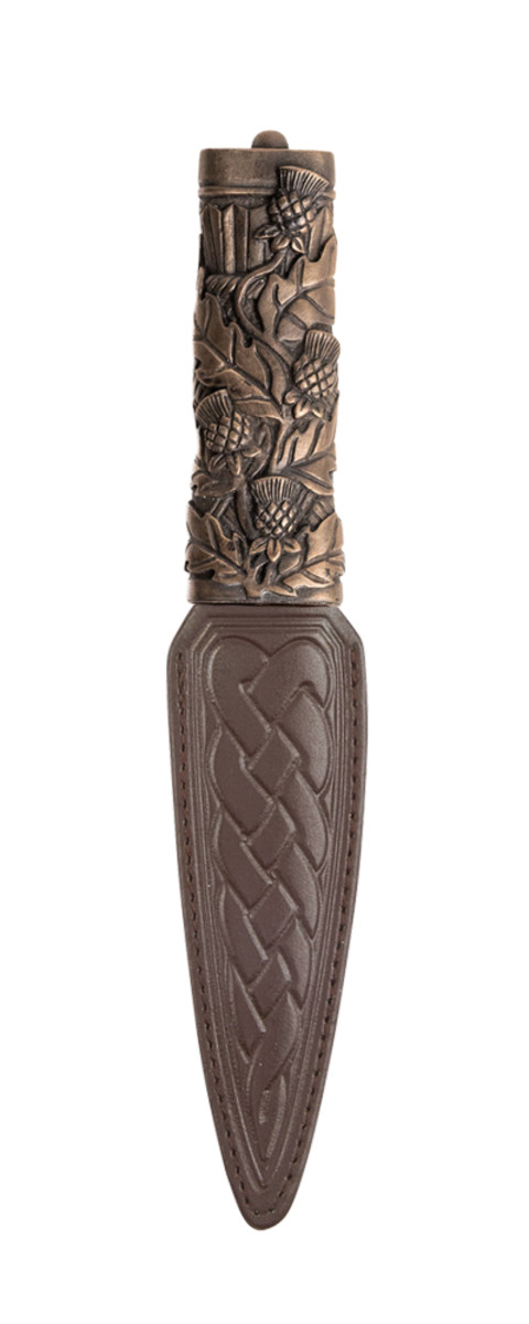Wild Thistle Sgian Dubh bronze finish, Charles Buyer RSD19Z