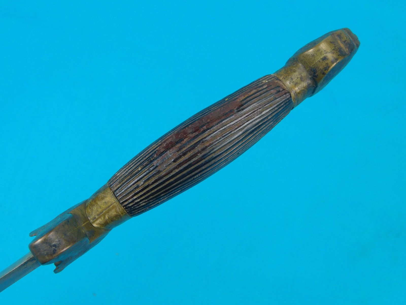 Antique Old 19 Century Chinese China Short Sword w/ Scabbard