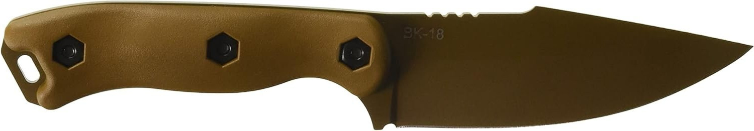 4.5″ Drop Point Fixed Blade Knife, Flat Dark Earth 1095 Carbon Steel, Durable