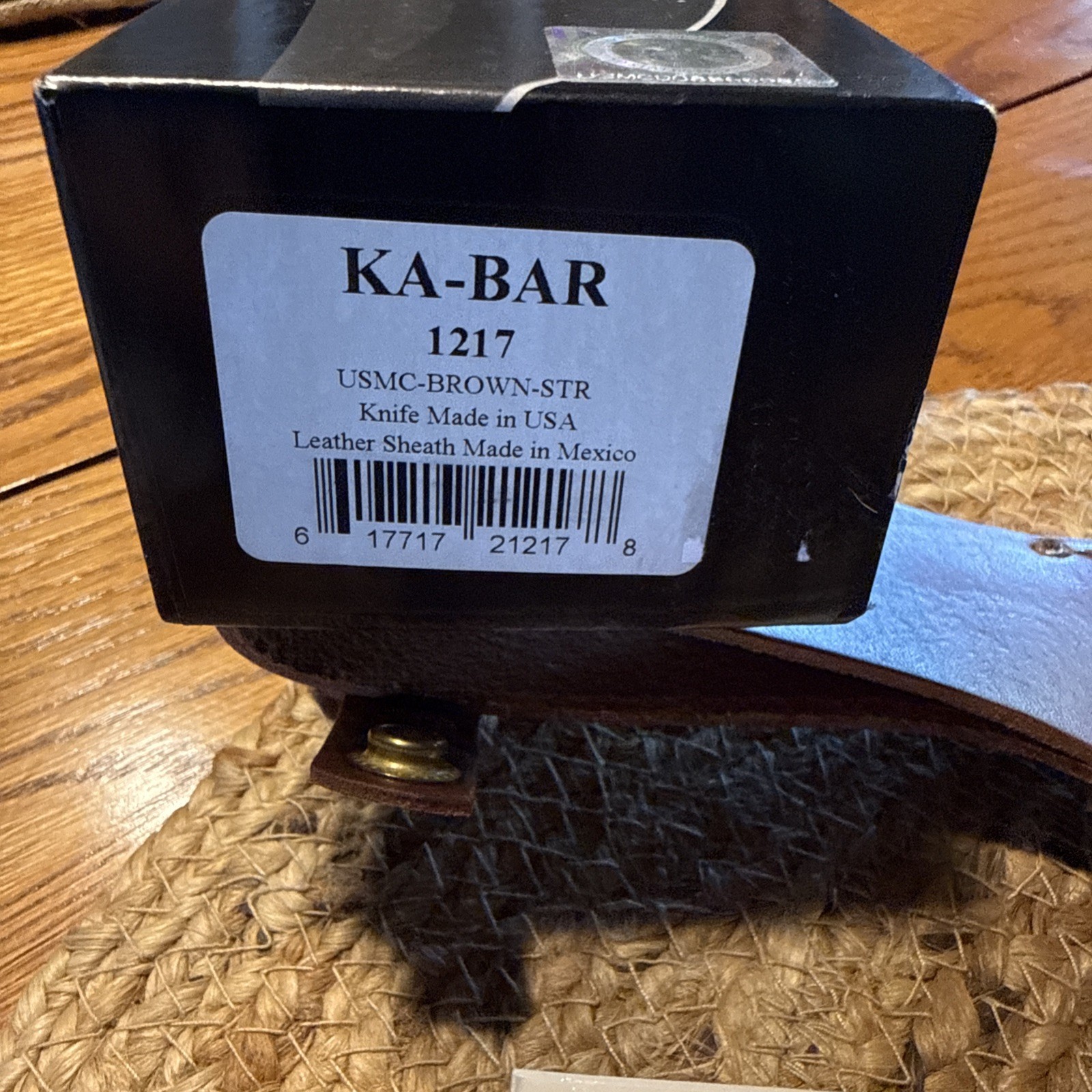KA-BAR USMC Fighting Knife 1217 New In Box With Sheath And Papers