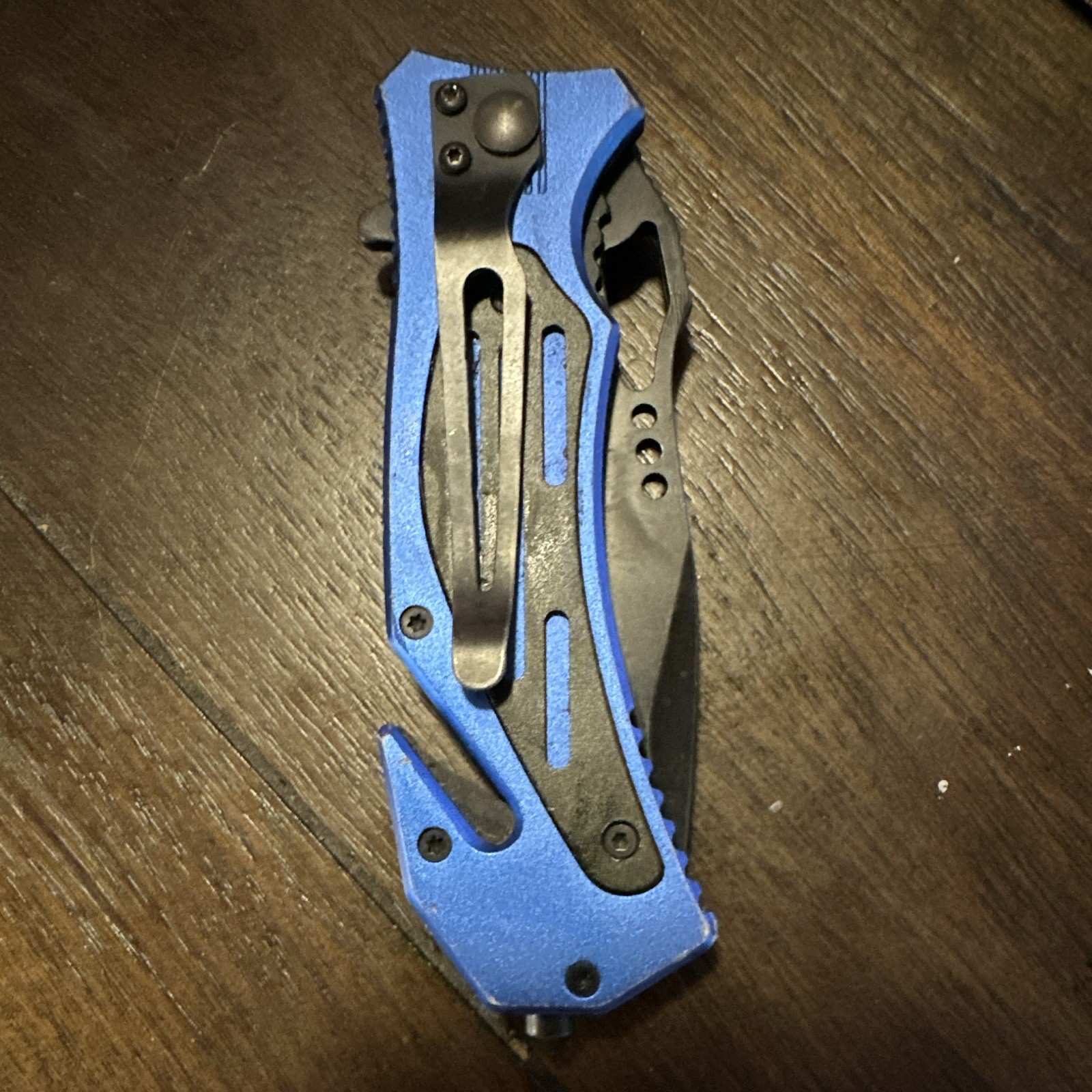 Tac-Force Stallster Manual Folding Pocketknife Drop Point Plain 2.76-4in Blue