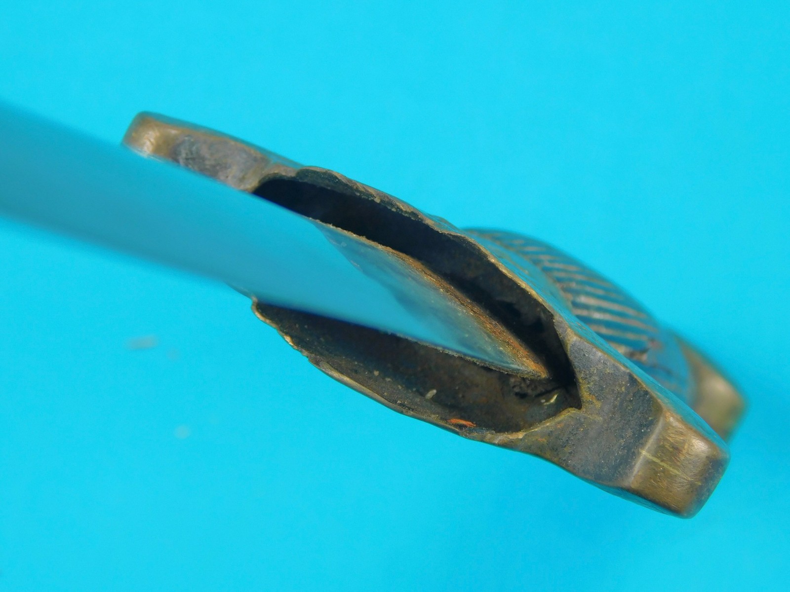 Antique Old 19 Century Chinese China Short Sword w/ Scabbard