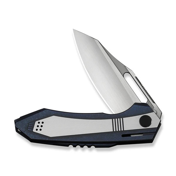 WE Knife Bogey 1/210 23088-3 Satin & Blue Titanium M390 Stainless Steel Knives