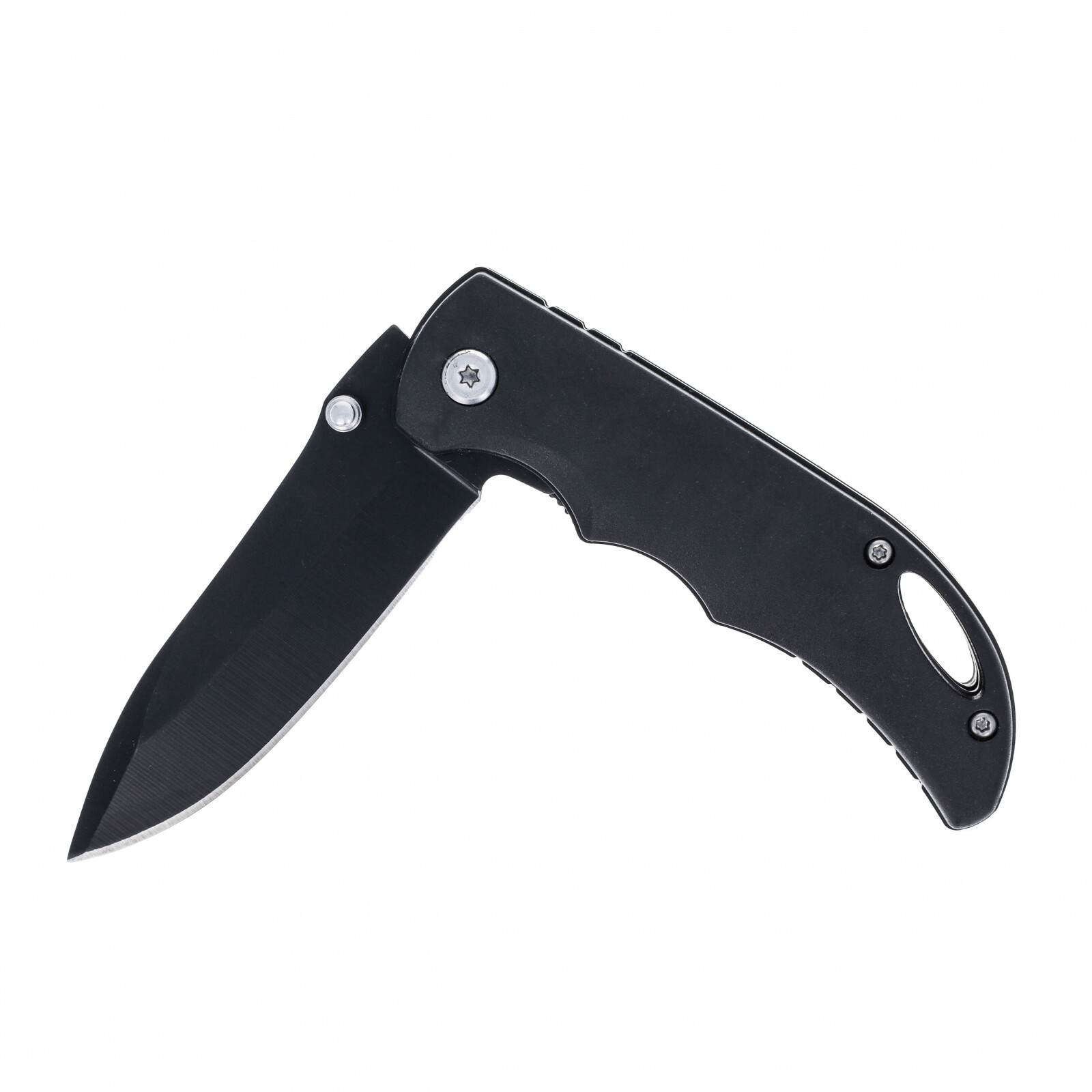 ASR Outdoor 3.75 Inch Black Aluminium Body Pocket Knife