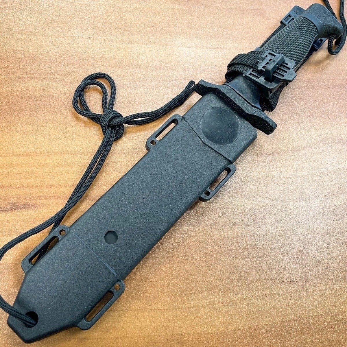 12″ Black Military Army Survival Hunting Camping Fixed Blade Bowie Outdoor Knife