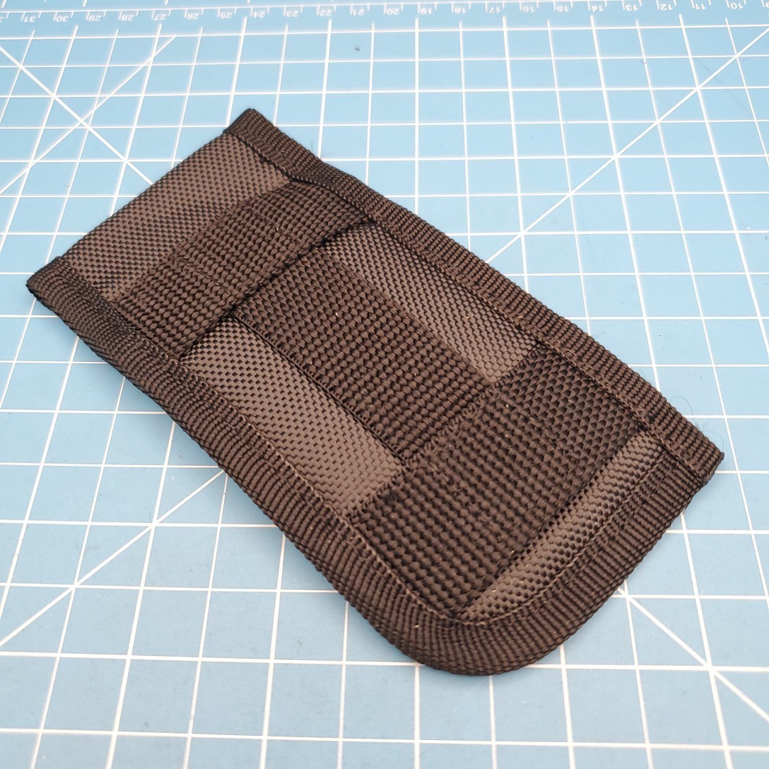 Folding Blade Knife Sheath Black Nylon Belt Pouch Case 5.5″x4.75″